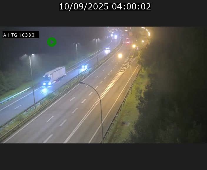 Traffic live webcam Luxembourg Senningerberg - A1 direction Luxembourg Kirchberg - BK 10.3