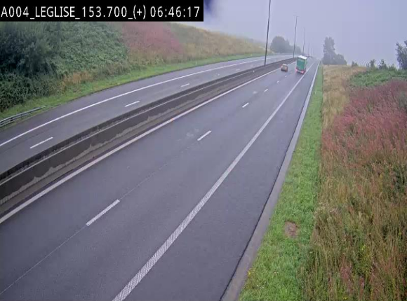 Webcam autoroute E411 à hauteur de Léglise, en direction de Luxembourg