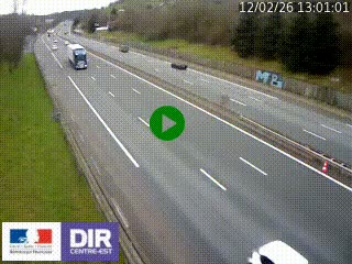 Webcam routière à Saint-Etienne-Terrenoire sur la RN88 avant la jonction entre l'A72 et le Boulevard Périphérique de Saint-Etienne