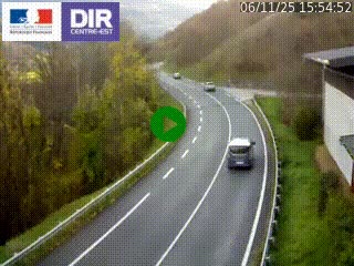 Caméra trafic sur la N90 à Bourg-Saint-Maurice, en provenance d'Aoste et en direction d'Albertville