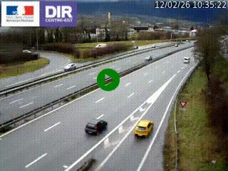 Caméra routière à hauteur de la sortie 15 Chambéry-centre au PK 4,103 en direction d'Albertville