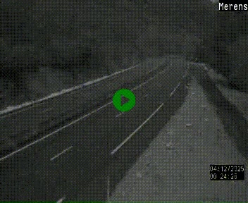 Webcam dans les Pyrénées à hauteur de Mérens-les-Vals sur N320, en direction de Pas de la Casa (Andorre)
