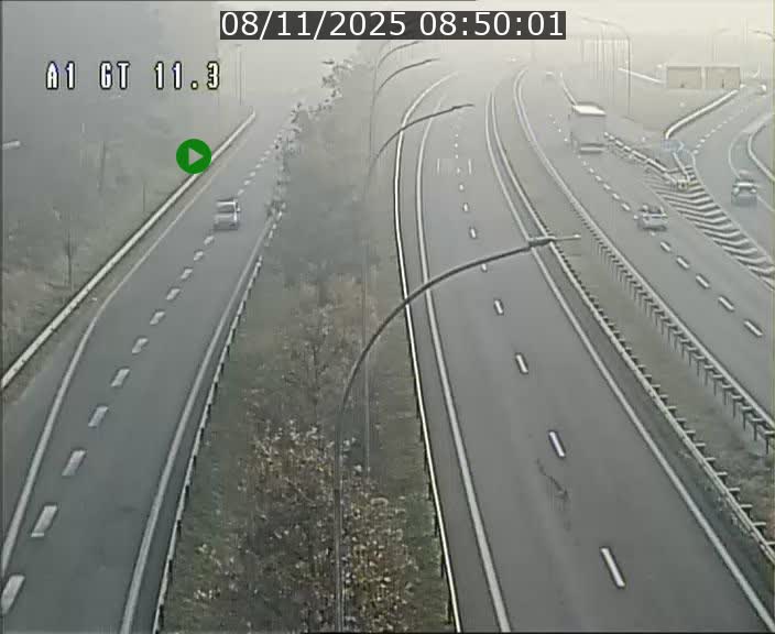 Traffic live webcam Luxembourg Senningerberg - A1 direction Allemagne - BK 11.3