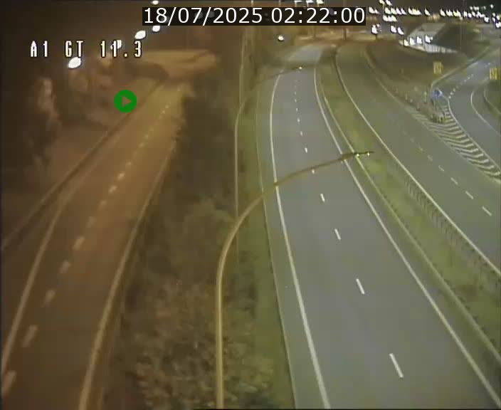 Traffic live webcam Luxembourg Senningerberg - A1 direction Allemagne - BK 11.3