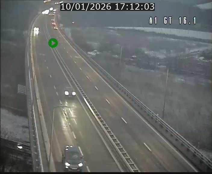 Traffic live webcam Luxembourg Niederanven - A1 direction Allemagne - BK 16.1