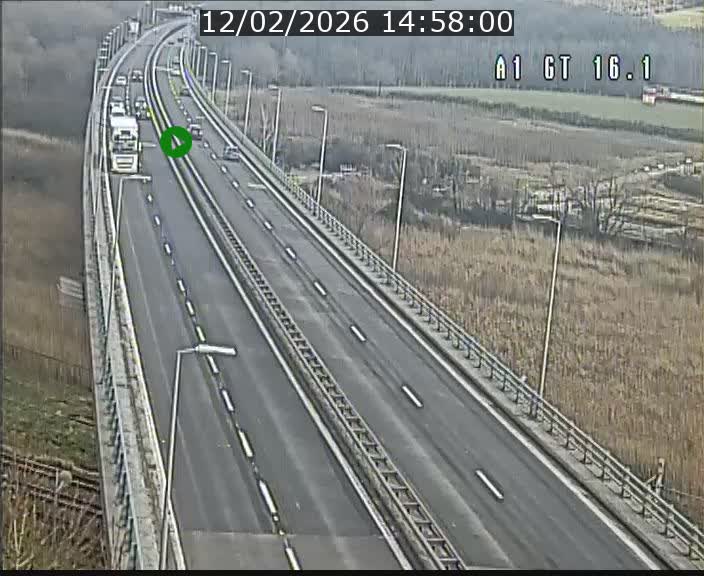 Traffic live webcam Luxembourg Niederanven - A1 direction Allemagne - BK 16.1