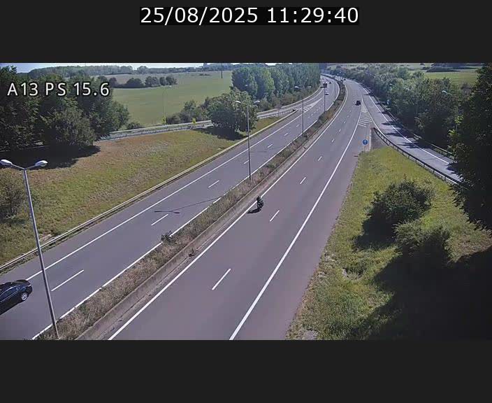 Traffic live webcam Luxembourg Kayl - A13 direction Dudelange - BK 15.6