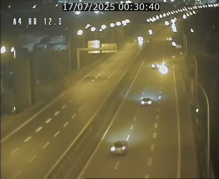 Traffic live webcam Luxembourg Jonction Foetz - A4 - BK 12.0 - direction Esch sur Alzette