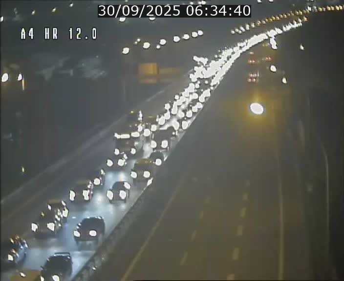 Traffic live webcam Luxembourg Jonction Foetz - A4 - BK 12.0 - direction Esch sur Alzette