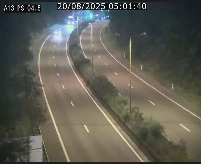 Traffic live webcam Luxembourg Differdange - A13 direction Esch-sur-Alzette - BK 4.5