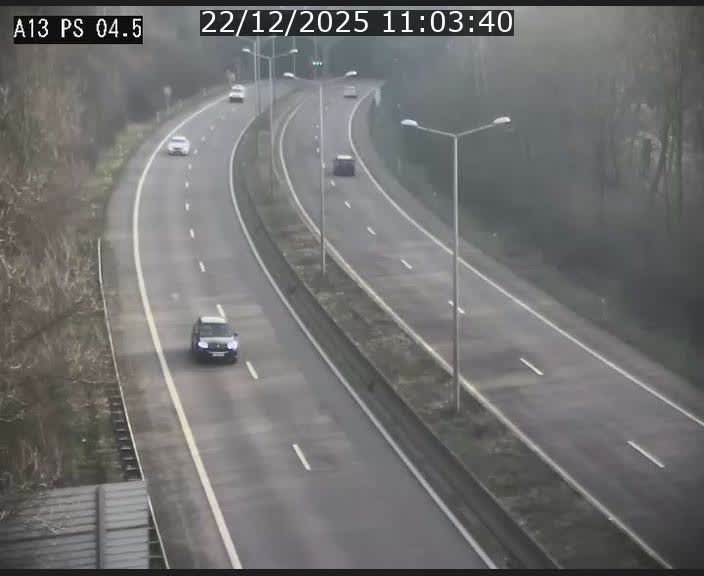 Traffic live webcam Luxembourg Differdange - A13 direction Esch-sur-Alzette - BK 4.5