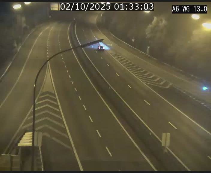 Traffic live webcam Luxembourg Mamer - A6 - BK 13 - direction Luxembourg/France/Allemagne