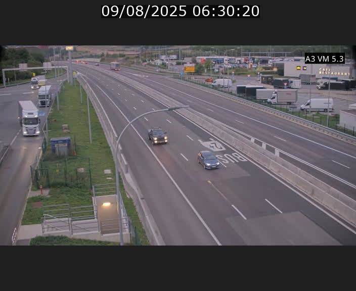Traffic live webcam Luxembourg Aire de Berchem - A3 - BK 5 - direction France