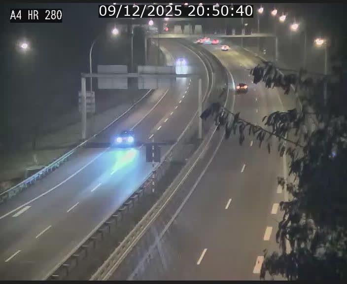 Webcam traffic A4 Luxembourg - BK 0.2 - P+R Bouillon (direction Luxembourg)
