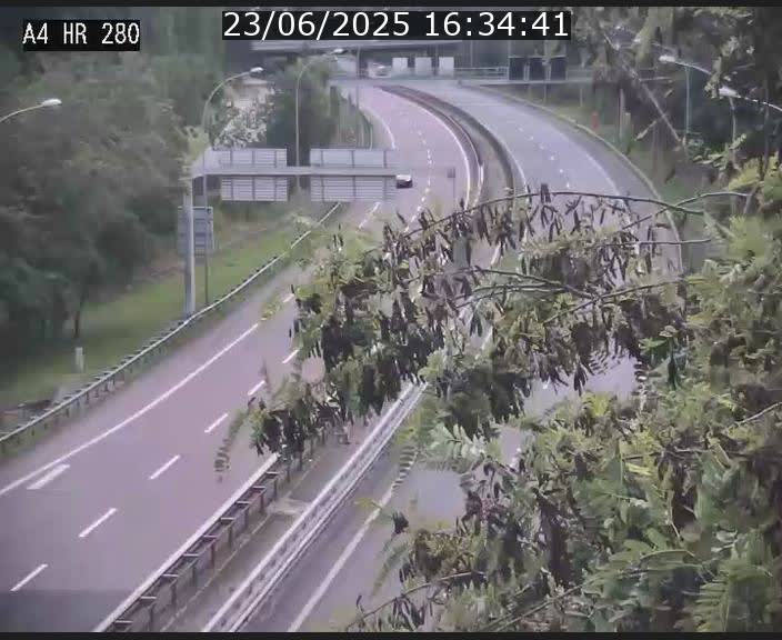 Webcam traffic A4 Luxembourg - BK 0.2 - P+R Bouillon (direction Luxembourg)