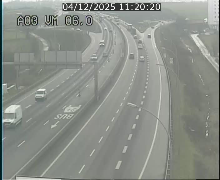 Traffic live webcam Luxembourg Aire de Berchem - A3 - BK 6 - direction France