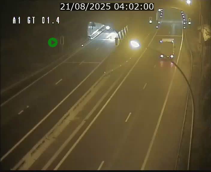 Traffic live webcam Luxembourg Hesperange - A1 direction Kirchberg - BK 1.4