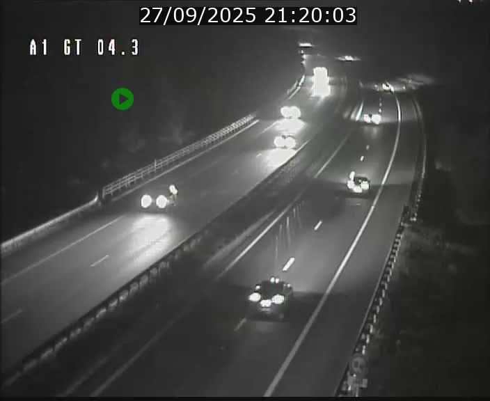 Traffic live webcam Luxembourg Itzig - A1 direction Sandweiler - BK 4.3