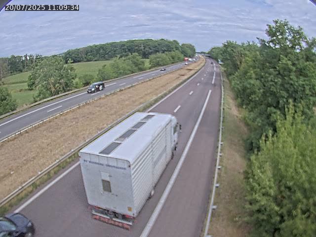 Caméra autoroute France - A31, Fey direction Metz