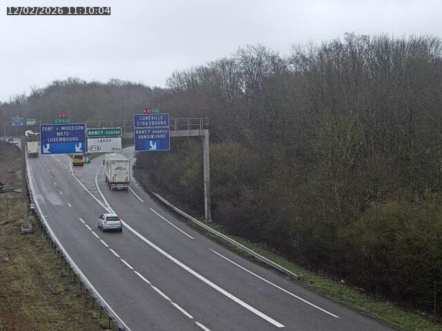 Caméra autoroute France - Biffurcation A31/A33, Laxou direction Nancy