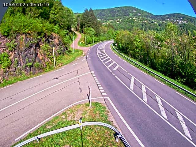 Caméra autoroute France - N66, col du Bussang direction Remiremont