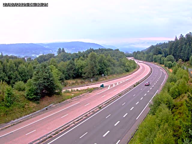 Caméra autoroute France - N57, Côte de la demoiselle direction Remiremont