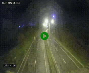 Webcam située à la Rochelle, à la fin de la N237 avant l'accès au péage du Pont de l'Île-de-Ré