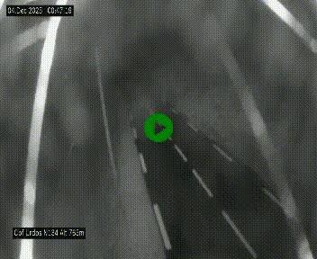 Webcam dans les Pyrénées Atlantique au niveau du col d'Urdos et du fort du Pourtalet sur la N134, en direction du Col et du tunnel du Somport, à 765 mètres d'altitude