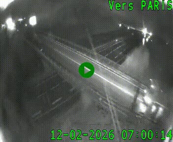 Clone of Caméra routière sur l'autoroute A20 au nord de Limoges, à la jonction avec la N520. Vue orientée vers Paris