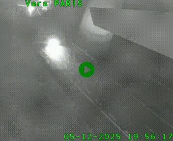 Caméra routière sur l'autoroute A20 à Saint-Pardoux-l'Ortigier, à la jonction avec l'A89. Vue orientée vers Paris