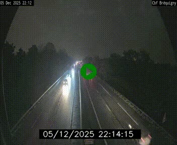 Webcam sur le périphérique de Rennes (N136) à hauteur du quartier Bréquigny, au sud de la ville