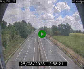 Webcam sur le périphérique de Rennes (N136) à hauteur du quartier Bréquigny, au sud de la ville