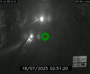 Webcam sur la N165 après le Pont de l'Iroise, à l'entrée de Brest