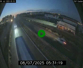 Webcam sur la N165 à hauteur de Caudan, dans le Morbihan.