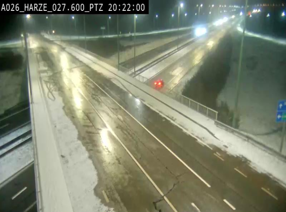 Caméra autoroute Belgique - Sougné-Remouchamps,E25 direction Luxembourg