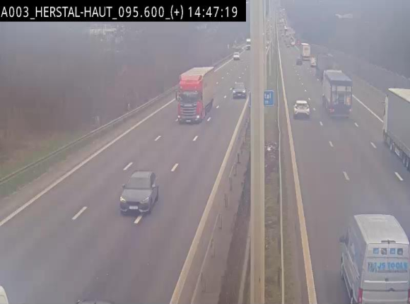 Webcam autoroute Belgique - Herstal - E40 direction Aix-la-Chapelle - BK 97