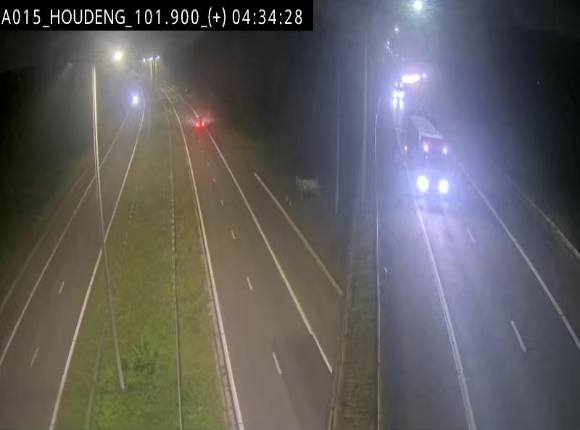 Webcam autoroute Belgique - Houdeng-Goegnies - Jonction E19/E42 direction Tournai/Mons - BK 101.85