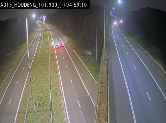 Webcam autoroute Belgique - Houdeng-Goegnies - Jonction E19/E42 direction Tournai/Mons - BK 101.85