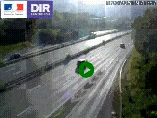 Webcam sur la Nationale 201 à hauteur de la sortie Chambéry-Nord, avant à la jonction entre l'A41 et l'A43, en direction de Lyon