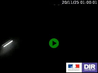 Webcam routière sur la RN7 à hauteur de Toulon-sur-Allier, entre Moulins et Vichy