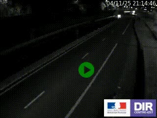 Caméra autoroutière sur l'A47 à hauteur de Givors, a proximité de Lyon. La webcam est orientée vers Lyon