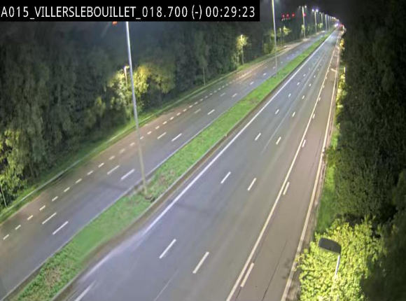 Webcam autoroute Belgique - Villers-le-Bouillet - E42 direction Liège - BK 18.7