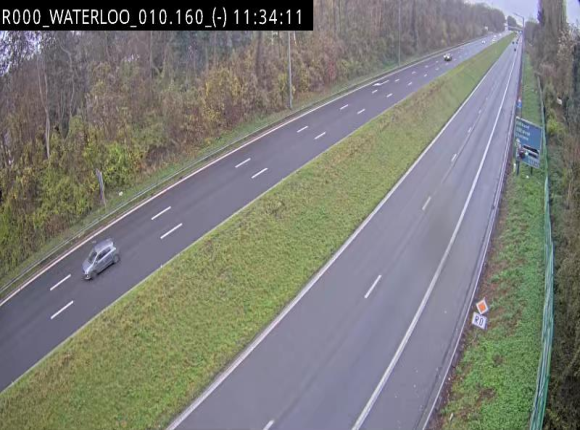 Webcam autoroute Belgique - Waterloo - R0 (ring de Bruxelles) - BK 12.3