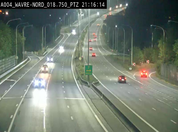 Webcam traffic E411(A4) - BK 18.7 - Bierges (Wavre Nord)