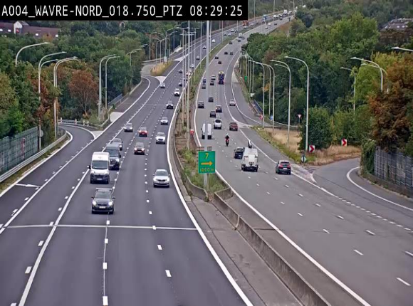 Webcam traffic E411(A4) - BK 18.7 - Bierges (Wavre Nord)