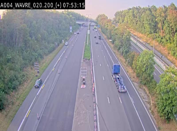 Webcam @ Wavre-sud KP 19.6, A4/E411