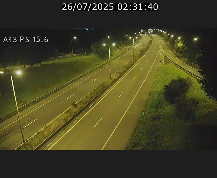 Traffic live webcam Luxembourg Kayl - A13 direction Dudelange - BK 15.6