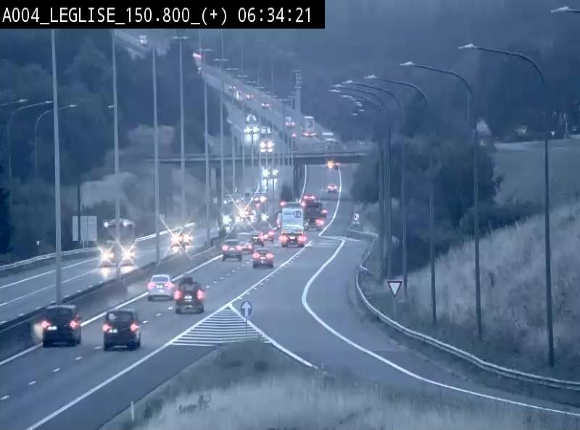 Caméra autoroute Belgique - Côte de Léglise, E411(A4) direction Luxembourg
