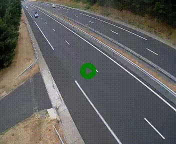 Caméra autoroute A75 à hauteur du col des Issartets en direction de Montpellier