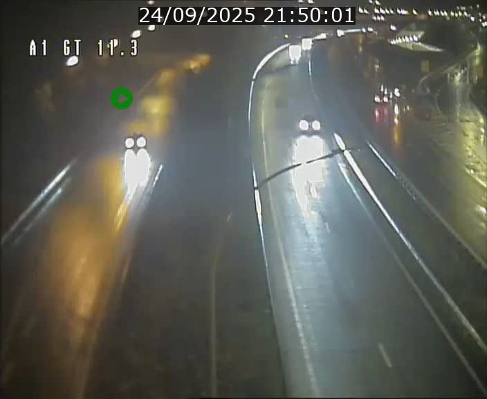 Traffic live webcam Luxembourg Senningerberg - A1 direction Allemagne - BK 11.3